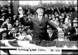 Woodrow Wilson is  re-elected President