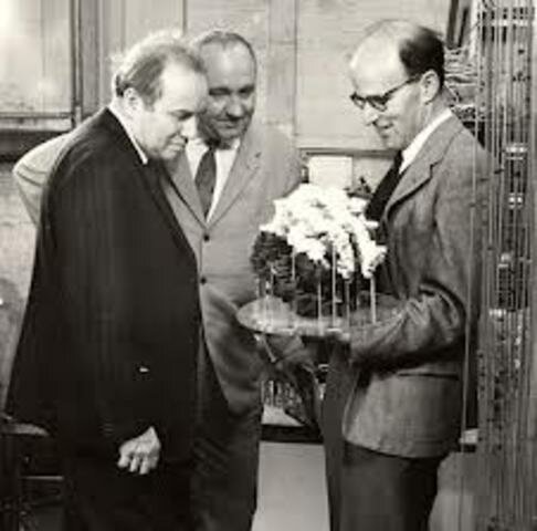 DNA is discovered to carry genetic information