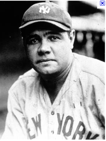 Babe Ruth hits 60 homeruns