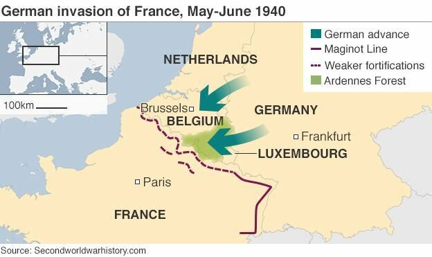 Invasion of Holland, Belgium, Luxemburg & France