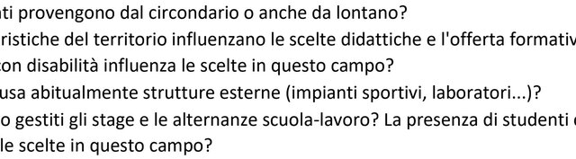 DOMANDE GUIDA PER UN’OSSERVAZIONE IN OTTICA INCLUSIVA DELL’ISTITUZIONE SCOLASTICA