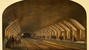 First subway of the world in London.