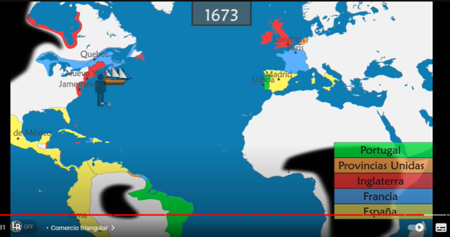 TERRITORIOS CONQUISTADOS EN 1600