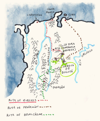 JIMENEZ DE QUESADA RECORRIDO