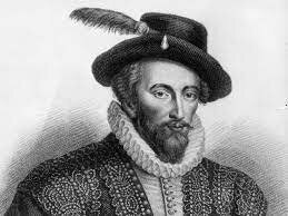 Raleigh sets up colony on Roanoke Island