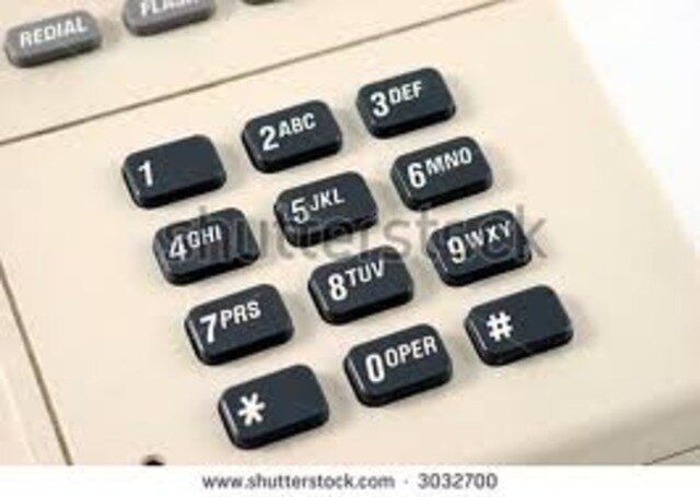 The dial pad telephone