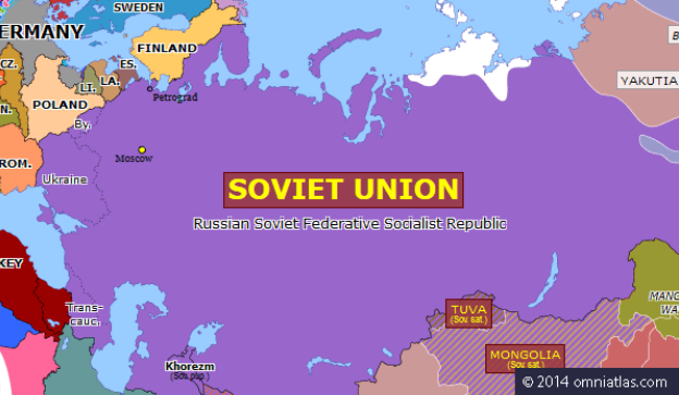 Ukraine Brought Under the Soviet Union
