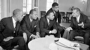 Civil rights act of 1964 signed by president Johnson