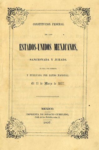 Constitucion de 1857