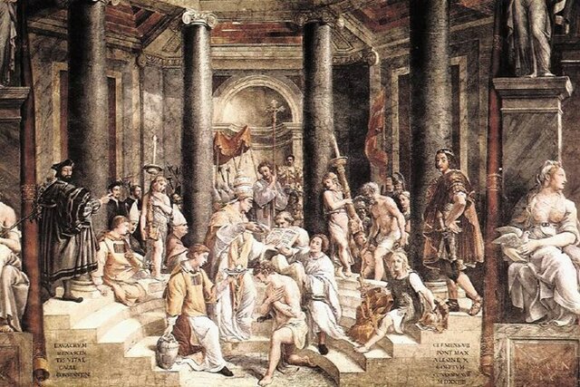 KRŠČANSTVO postane državna vera v Rimskem cesarstvu