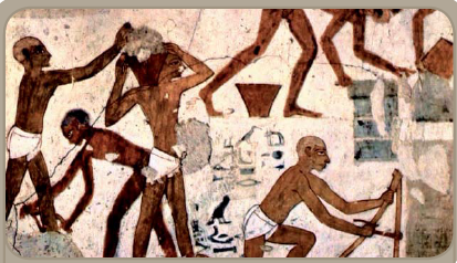 Egipto trabaja con bronce