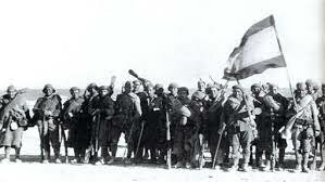 Arribada de les tropes franquistes al Mediterrani