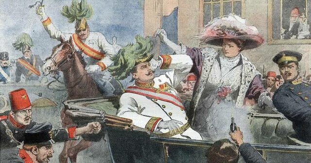 Asesinato del Archiduque Francisco Fernando.