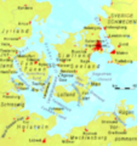 Tåget över stora Bält