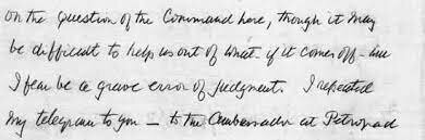 Czar Nicholas II take sole control of military operations