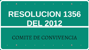 Resolución  1356 de 2012