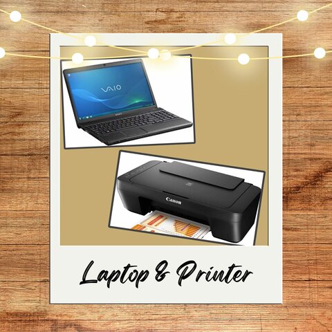 Family's Laptop and Printer!