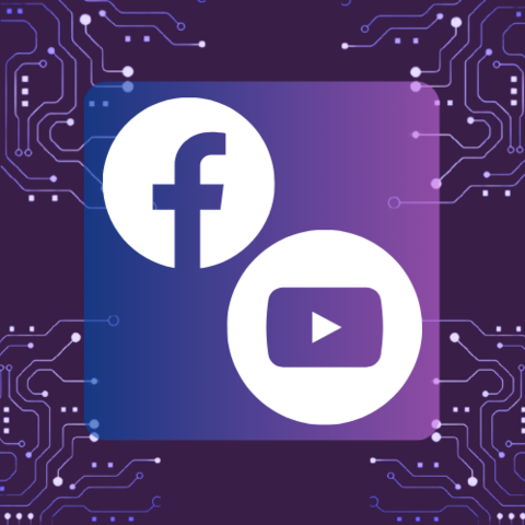 Facebook and Youtube