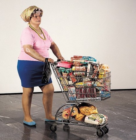 Lady in Supermarket, Duane Hanson, 1969