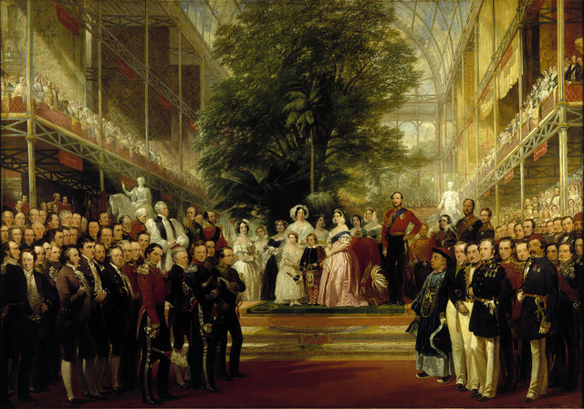 "L'inauguration du Crystal palace", H.Courtney, 1851-52