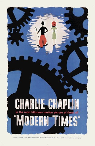 Les temps modernes, Charlie Chaplin, 1936