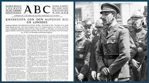 Exilio del rey Alfonso XIII