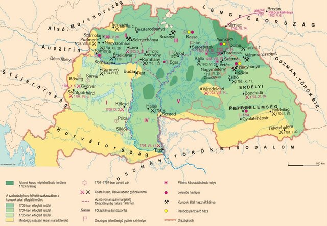 Gained control of huge part of Hungary