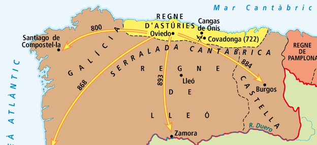 L’avanç cap al sud