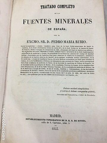 Tratado de Fuentes Minerales de España