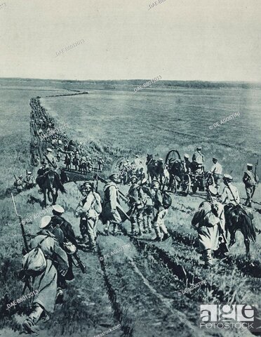 Kolchak Begins Attacks on Red Army From Siberia