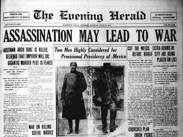 Beginning of WWI