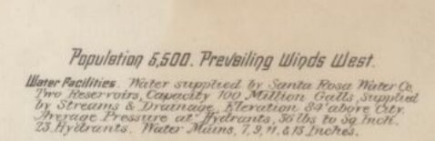 1885 Population of Santa Rosa