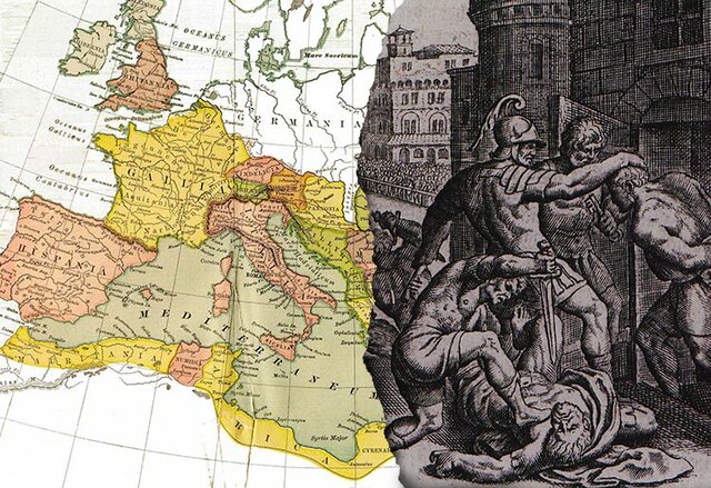 RIMSKI IMPERIJ SE RAZDELI NA Z IN V DEL