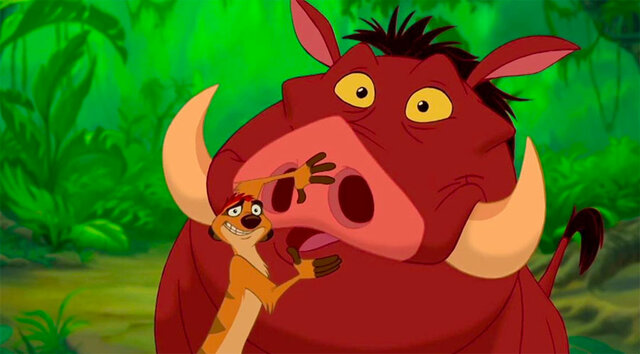 Timon and Pumbaa