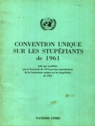 convention unique sur les stupéfiants