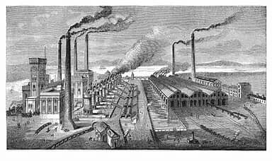 Beginning of Industrial Revolution.