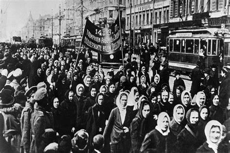 International Women’s Day March in Petrograd