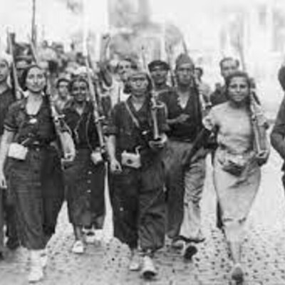 Timeline: Sublevación militar y Guerra Civil.