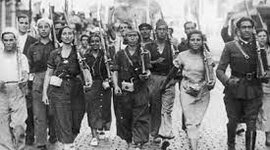 Timeline: Sublevación militar y Guerra Civil.