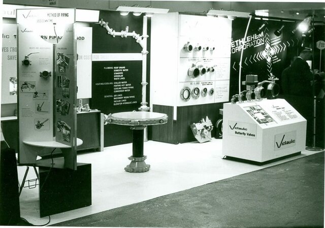 Stand de Victaulic en 1972