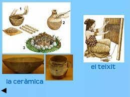 Aparició de ceràmica i teixits