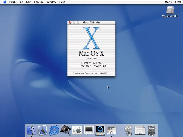 Lanzamiento del sistema operativo Mac OS X