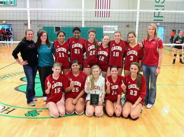 Volleyball State Championship runners up.