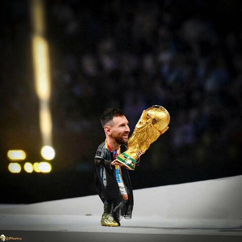 Messi es campeon del mundo con argentina luego  de 36 años