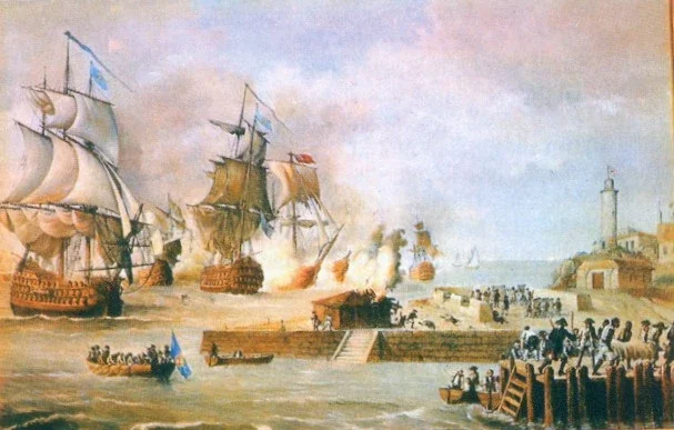 Asedio británico fallido y retirada de Cartagena de Indias.