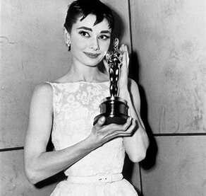 Hepburn won Academy Award for Best Actress