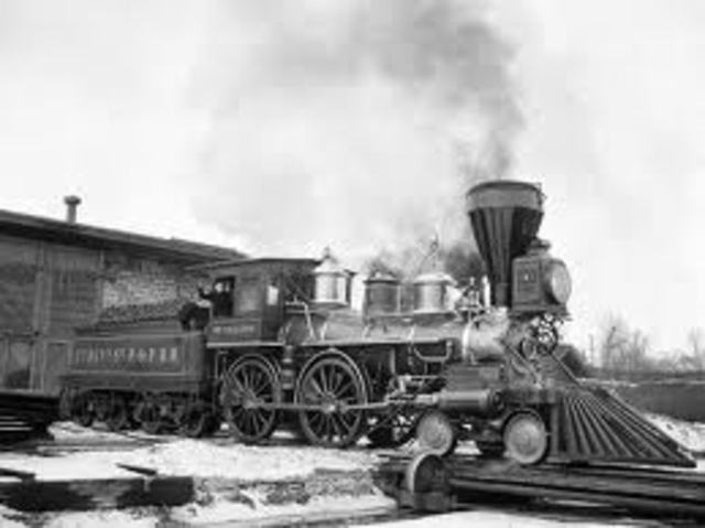 The First Transcontinental Railroad is Completed