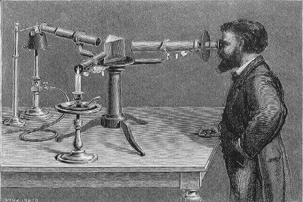 Invento del espectroscopio