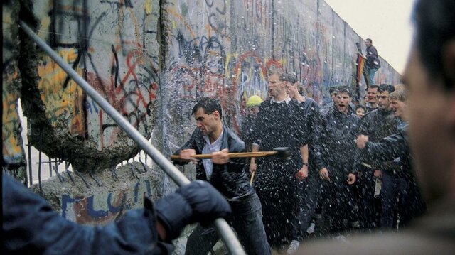 Berlin Wall Comes Down