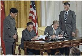 USA and China establish diplomatic relationship